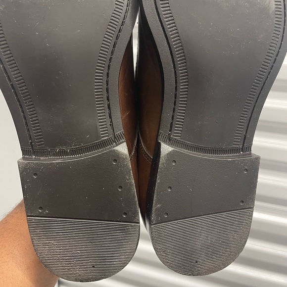 ASOS Double Monk Strap Brown Sz 10 - Picture 4 of 10